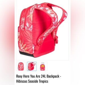 Roxy Hibiscus Seaside Tropics Backpack